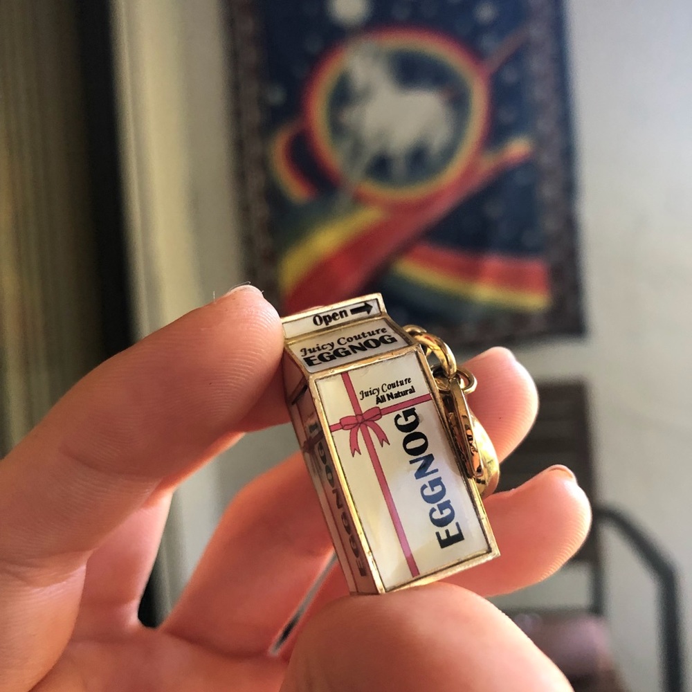 Juicy couture eggnog charm